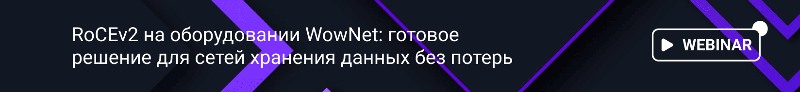 Comptek - ������� �RoCEv2 �� ������������ WowNet: ������� ������� ��� ����� �������� ������ ��� �������